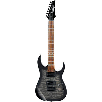 Ibanez Grg7221qa 7-String Electric Guitar Transparent Black Sunburst for sale