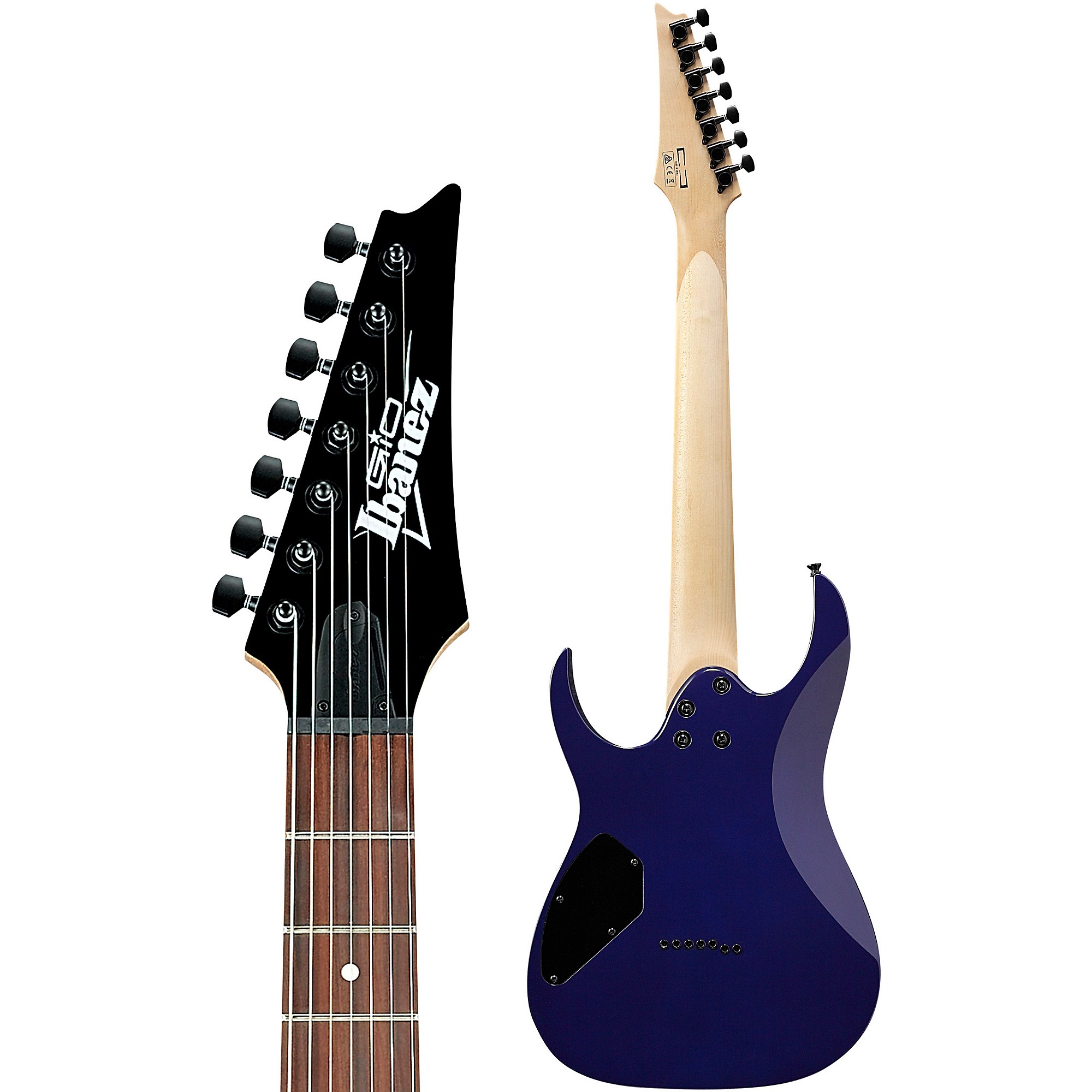 Ibanez GRG7221QA 7-String Electric Guitar Transparent Blue