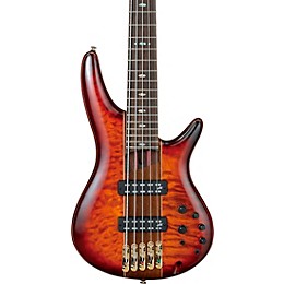 Ibanez SR2405W Quilted Maple Top 5-String Bass Brown Topaz Burst