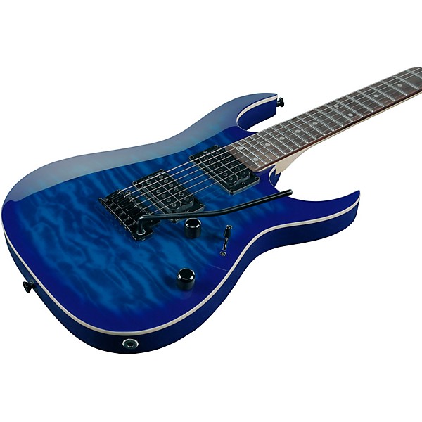 Ibanez GRGA120QA Electric Guitar Transparent Blue Burst