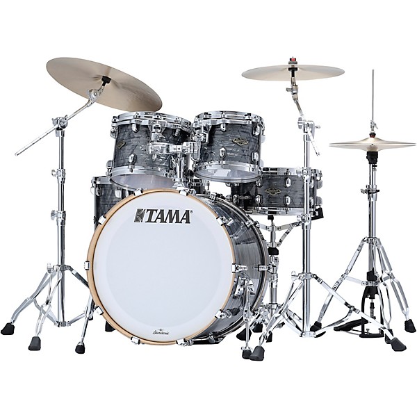 TAMA Starclassic Walnut/Birch 5-Piece Shell Pack with 22" Bass Drum Charcoal Onyx