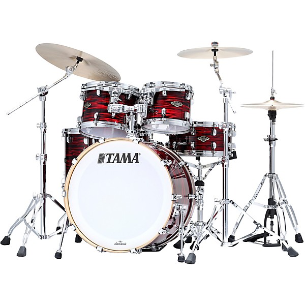TAMA Starclassic Walnut/Birch 5-Piece Shell Pack with 22" Bass Drum Red Oyster