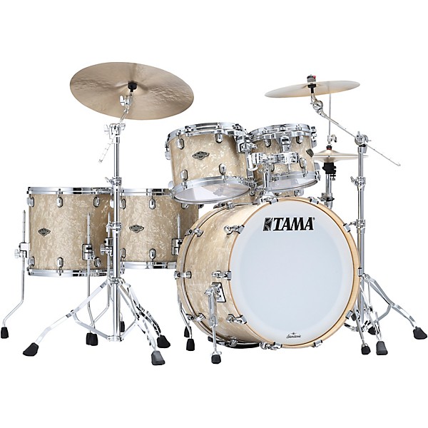 TAMA Starclassic Walnut/Birch 5-Piece Shell Pack with 22" Bass Drum Vintage Marine Pearl