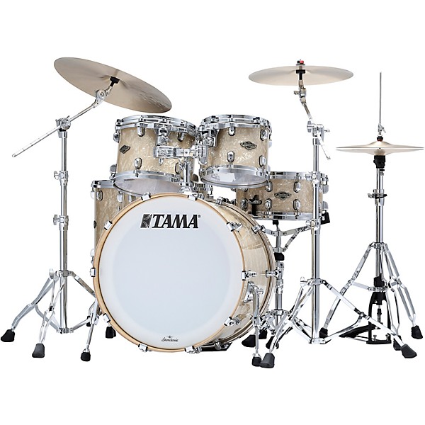 TAMA Starclassic Walnut/Birch 5-Piece Shell Pack with 22" Bass Drum Vintage Marine Pearl