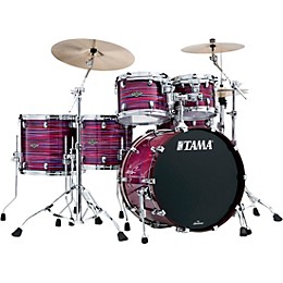 TAMA Starclassic Walnut/Birch 5-Piece Shell Pack with 22" Bass Drum Lacquer Phantasm Oyster