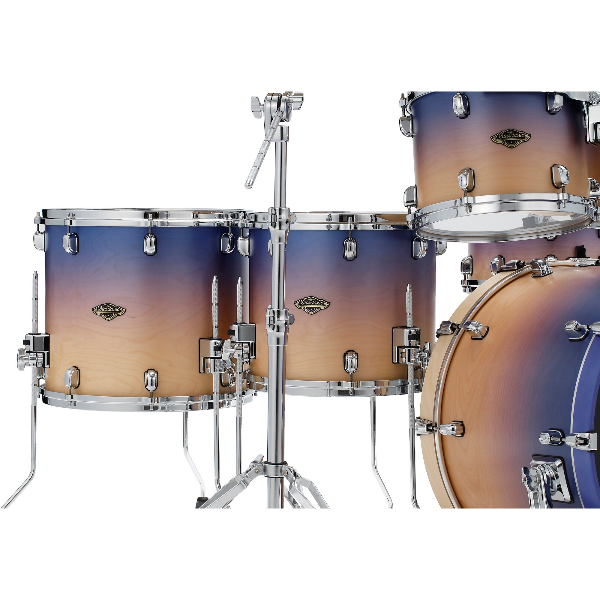 masa3様　CABaNCDパープルxs TAMA Starclassic Walnut/Birch 5-Piece Shell Pack with 22