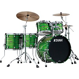 TAMA Starclassic Walnut/Birch 5-Piece Shell Pack with 22" Bass Drum Lacquer Shamrock Oyster