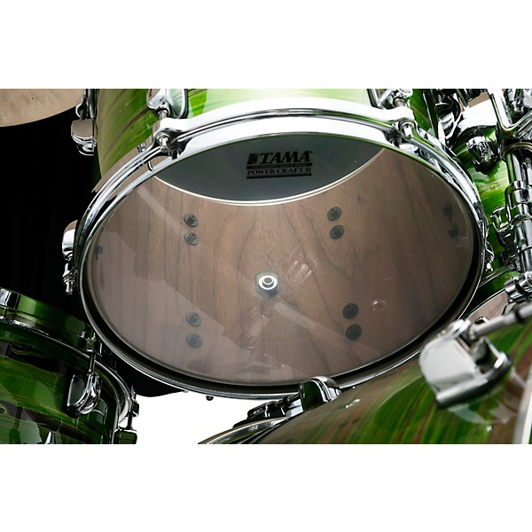 TAMA Starclassic Walnut/Birch 5-Piece Shell Pack with 22" Bass Drum Lacquer Shamrock Oyster