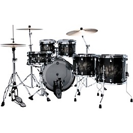 TAMA Starclassic Walnut/Birch 5-Piece Shell Pack with 22" Bass Drum Molten Platinum Burst