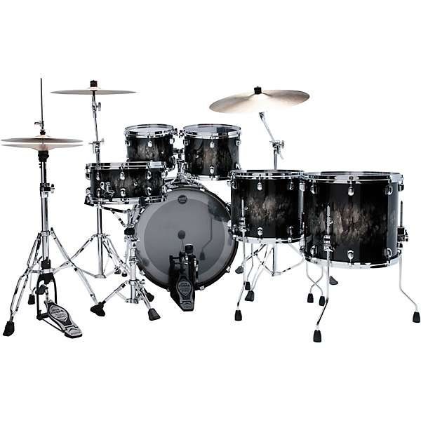 TAMA Starclassic Walnut/Birch 5-Piece Shell Pack with 22" Bass Drum Molten Platinum Burst