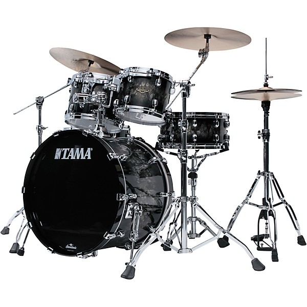 TAMA Starclassic Walnut/Birch 5-Piece Shell Pack with 22" Bass Drum Molten Platinum Burst