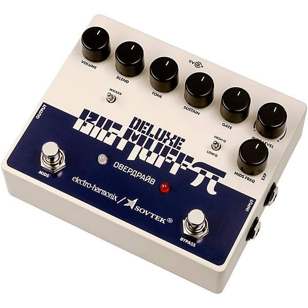 Open Box Electro-Harmonix Sovtek Deluxe Big Muff Pi Distortion/Sustainer Effects Pedal Level 1