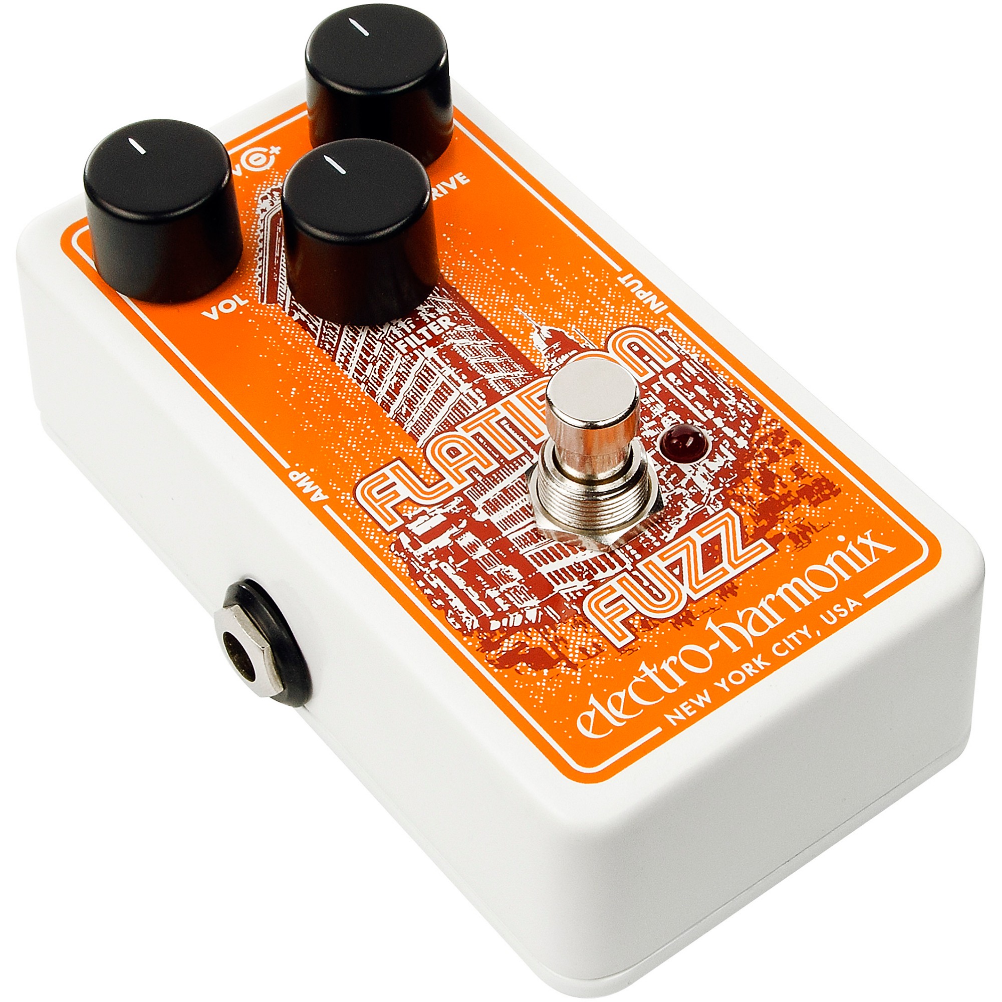 Electro-Harmonix Flatiron Fuzz Op-Amp Powered Fuzz/Distortion Effects Pedal