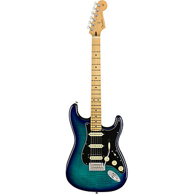Fender Player Stratocaster Hss Plus Top Maple Fingerboard Limited-Edition Electric Guitar Blue Burst for sale