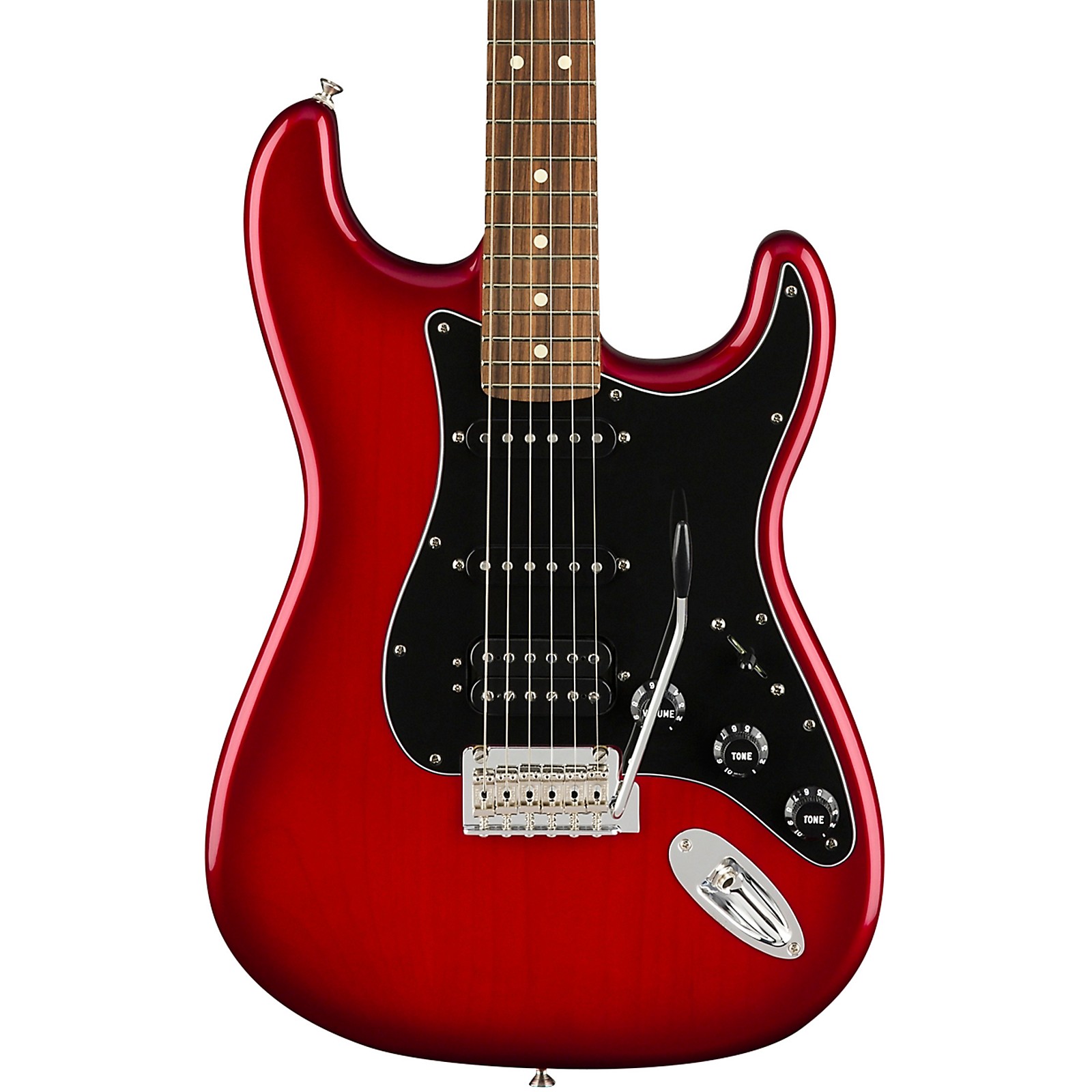 Fender Stratocaster HSS Pau Ferro Limited-Edition Electric Guitar Candy Red Burst | Guitar Center
