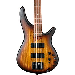Open Box Ibanez SR500EZW Electric Bass Guitar Level 1 Flat Brown Burst