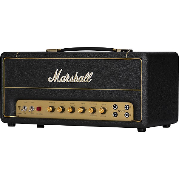 Open Box Marshall Studio Vintage 20W Tube Guitar Amp Head Level 1 Black and Gold