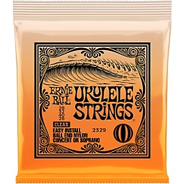 Ernie Ball Concert/Soprano Nylon Ball-End Ukulele Strings Soprano/Concert