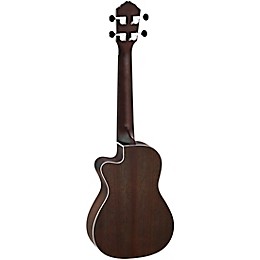 Ortega RUDAWN Earth Series Concert Ukulele Transparent Tequila Sunburst Coal Black