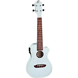 Ortega RUDAWN Earth Series Concert Ukulele Transparent Tequila Sunburst Silver