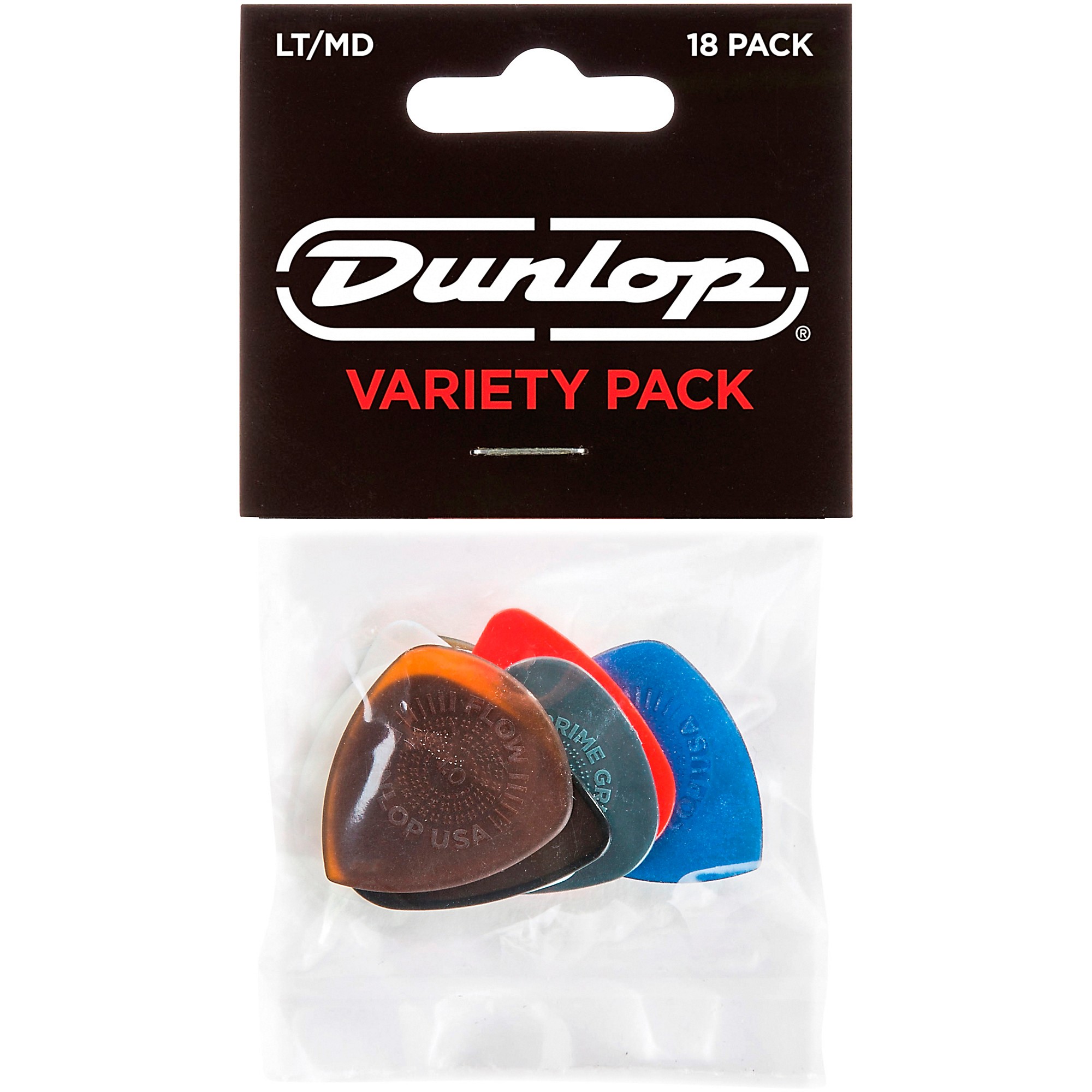 Dunlop Variety Pack Jim Dunlop Black Celluloid - Heavy (12