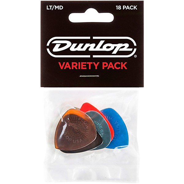 Dunlop Variety Flex/Flow/Prime Grip Pick Pack LT/MD-18