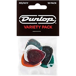 Dunlop Variety Flex/Flow/Prime Grip Pick Pack MD/HV 18 Pack