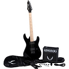 Dean Custom Zone Electric Guitar Pack with Amp and Accessories Classic Black