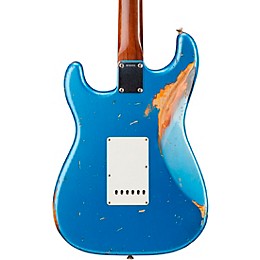 Fender Custom Shop Masterbuilt Dennis Galuszka '60s Relic Stratocaster Brazilian Rosewood Neck Electric Guitar Lake Placid Blue over 3-Color Sunburst