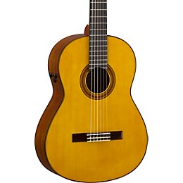 Yamaha CG-TA TransAcoustic Nylon-String Acoustic-Electric Guitar Gloss Natural