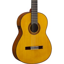 Yamaha CG-TA TransAcoustic Nylon-String Acoustic-Electric Guitar Gloss Natural