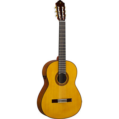Yamaha Cg-Ta Transacoustic Nylon-String Acoustic-Electric Guitar Gloss Natural for sale