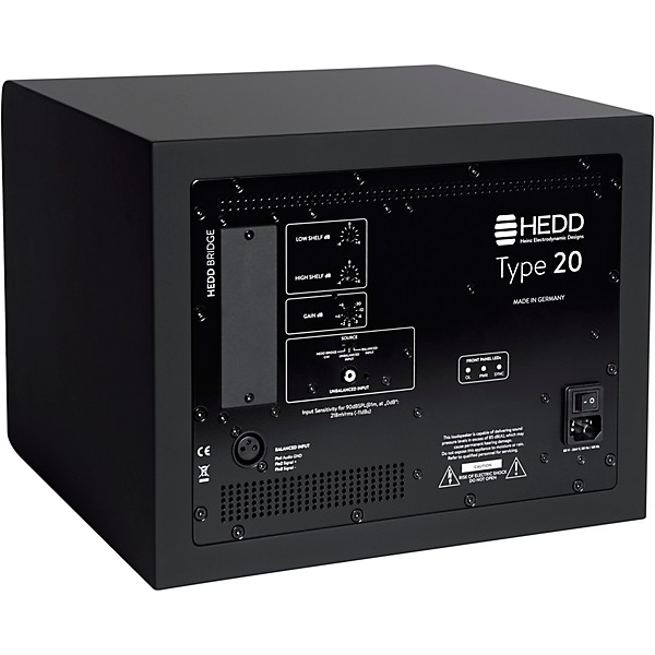 HEDD Type 20 7.2" 3-Way Powered Studio Monitor (Each), Left