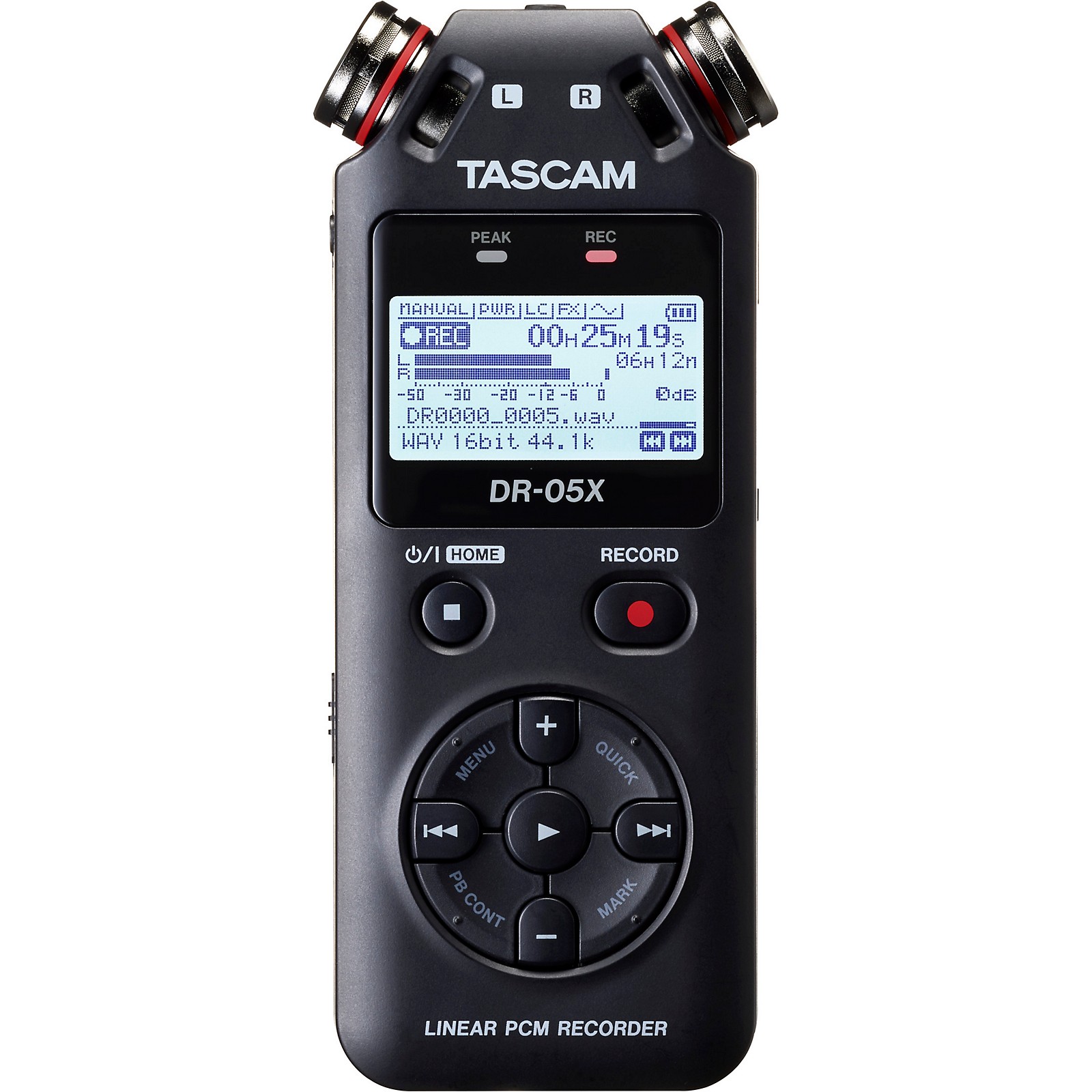 Tascam DR-05 Version 2 with Deluxe accessory bundle Portable Handheld Digital Audio Recorder Black 