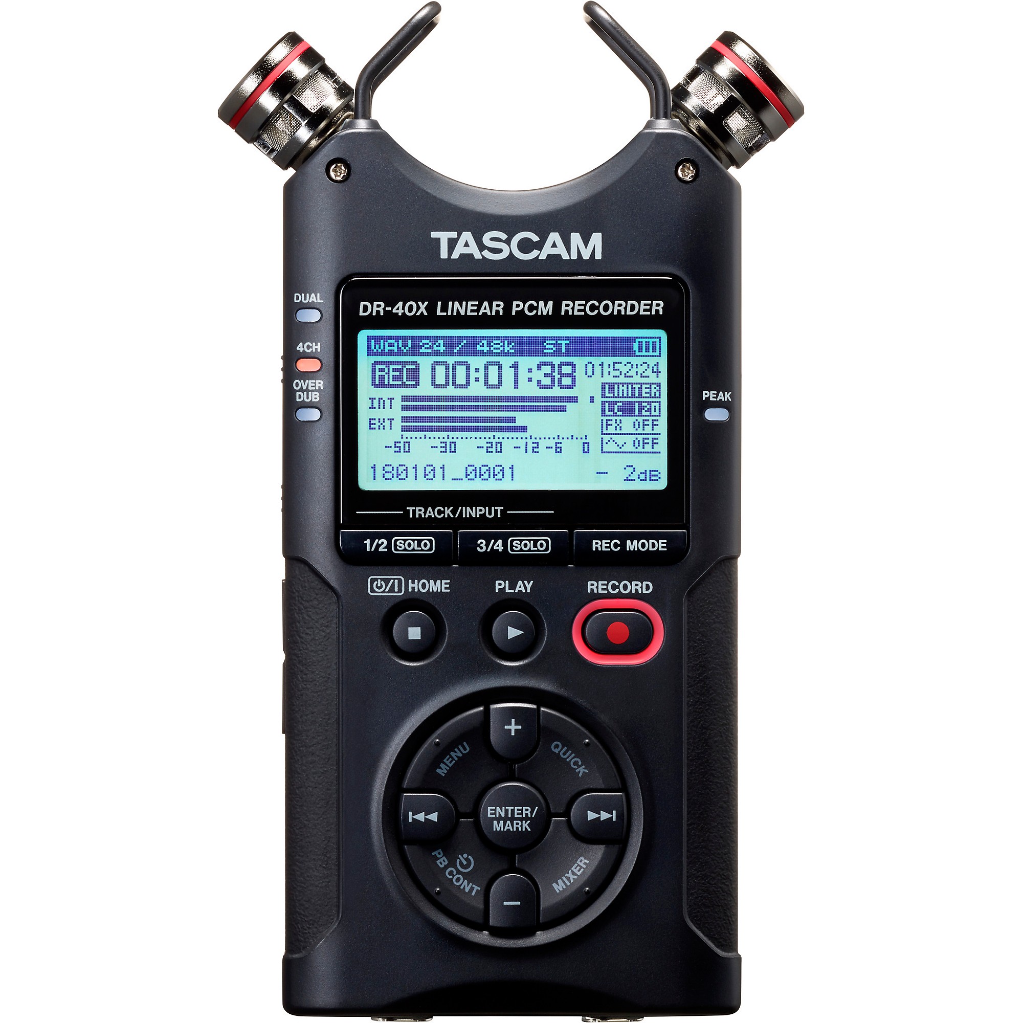TASCAM DR-40X Portable Digital Recorder | Guitar Center