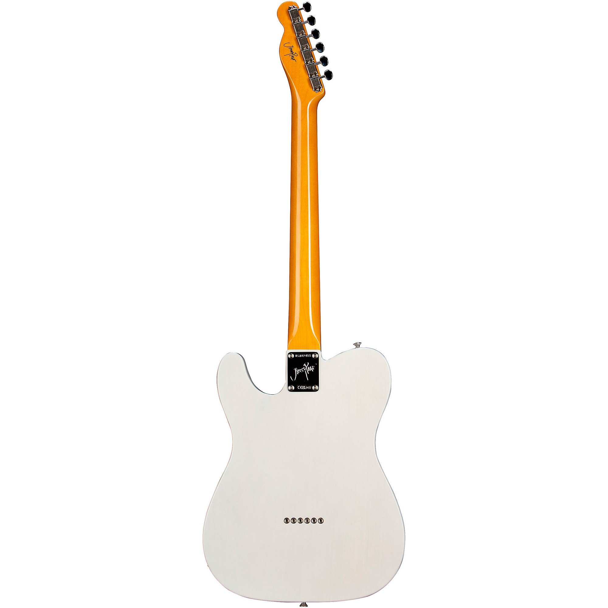 Fender Jimmy Page Mirror Telecaster Electric Guitar - White Blonde