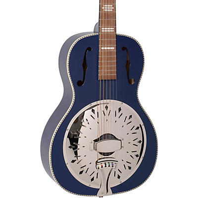 Recording King Dirty 30S Resonator Guitar Blue for sale