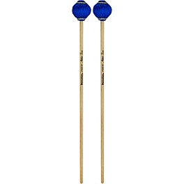 Innovative Percussion Artisan Series Multi-Tone Cedar Handle Marimba Mallets Royal Blue Yarn