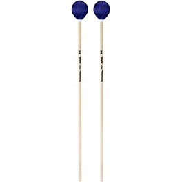 Innovative Percussion Mark Ford Series Birch Handle Clear Articulation Marimba Mallets Medium Purple Yarn