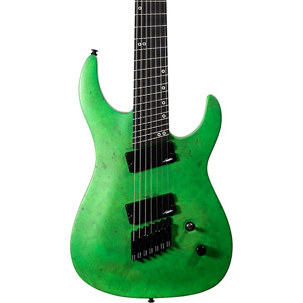 Legator Ninja Performance 7 Multi-Scale Ebony Fingerboard Electric Guitar Pastel Green