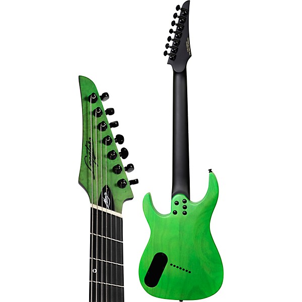 Legator Ninja Performance 7 Multi-Scale Ebony Fingerboard Electric Guitar Pastel Green