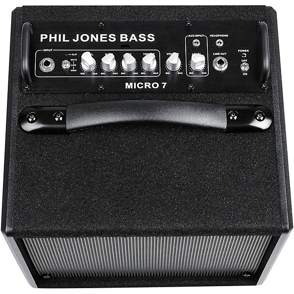 Open Box Phil Jones Bass Micro 7 50W 1x7 Bass Combo Amp Level 1 Black