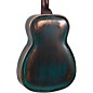 Recording King RM-997-VG Swamp Dog Metal Body Resonator Style-0 Distressed Vintage Green