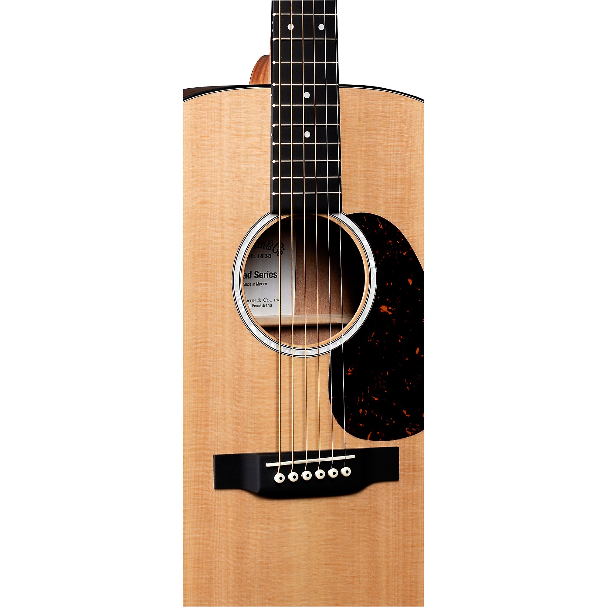 Martin D-10E Road Series Dreadnought Acoustic-Electric Guitar Natural |  Guitar Center