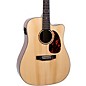 Recording King RD-G6-CFE5 Solid Top Dreadnought Cutaway Acoustic-Electric Guitar Natural thumbnail