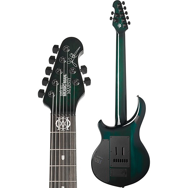 Ernie Ball Music Man John Petrucci Majesty 7 Black Hardware Electric Guitar Enchanted Forest