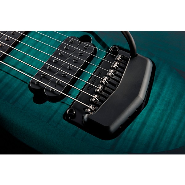 Ernie Ball Music Man John Petrucci Majesty 7 Black Hardware Electric Guitar Enchanted Forest