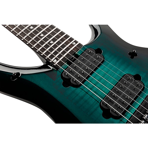 Ernie Ball Music Man John Petrucci Majesty 7 Black Hardware Electric Guitar Enchanted Forest