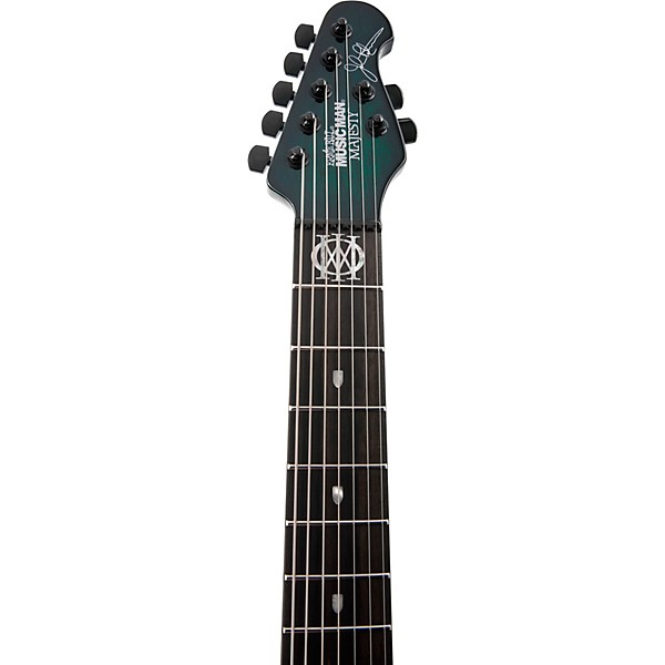 Ernie Ball Music Man John Petrucci Majesty 7 Black Hardware Electric Guitar Enchanted Forest