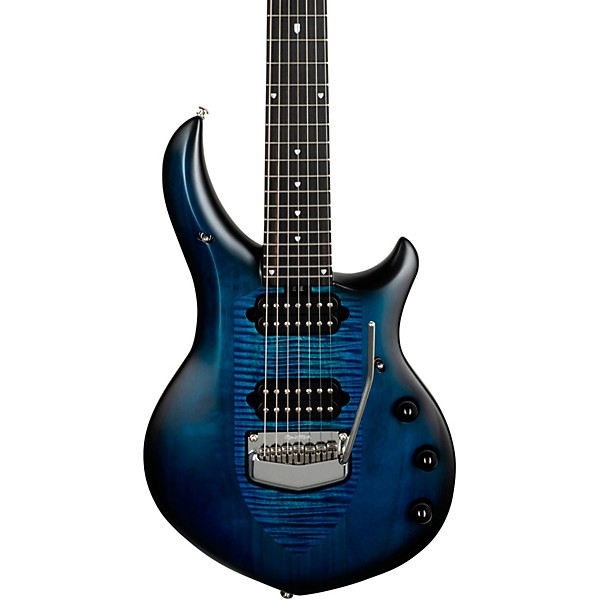 Ernie Ball Music Man John Petrucci Majesty 7 Electric Guitar Blue Silk